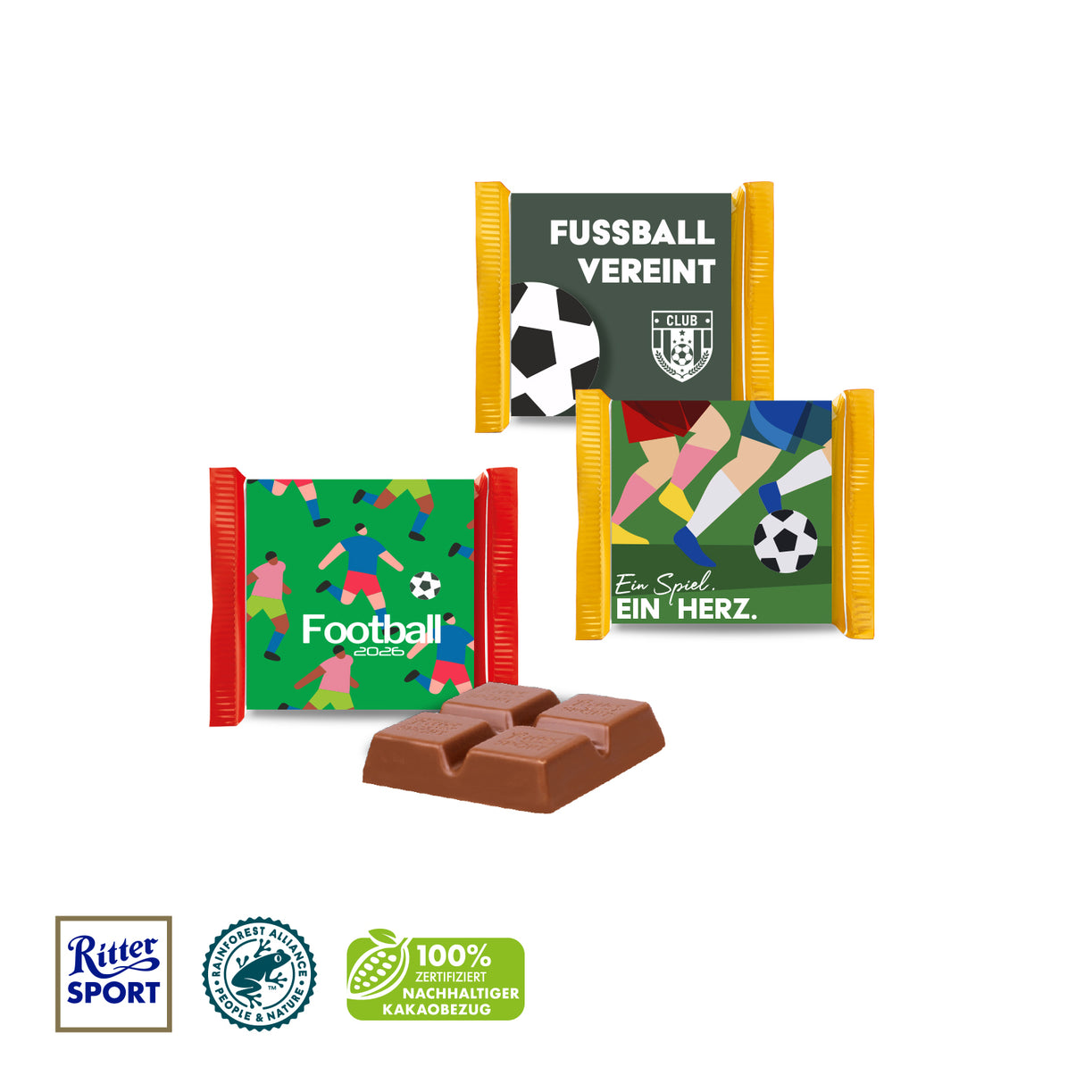 Ritter Sport Mini mit Werbebanderole