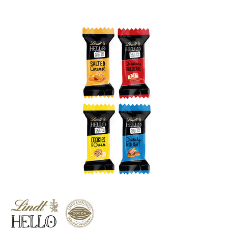Lindt Hello im Werbeschuber