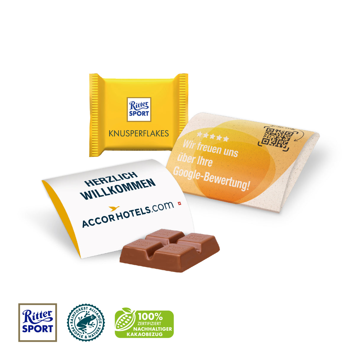 Ritter SPORT "Mini" im Werbebriefchen