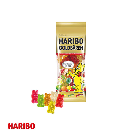 Haribo Goldbären / Tropifrutti im Werbeschuber 75g