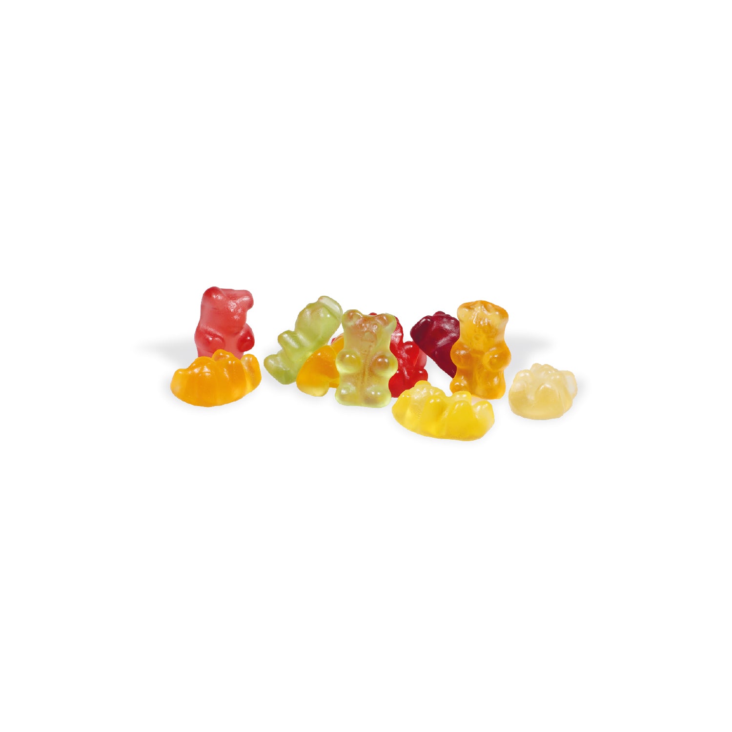 Werbe Fruchtgummi Paperbox mit Einleger Weihnachten