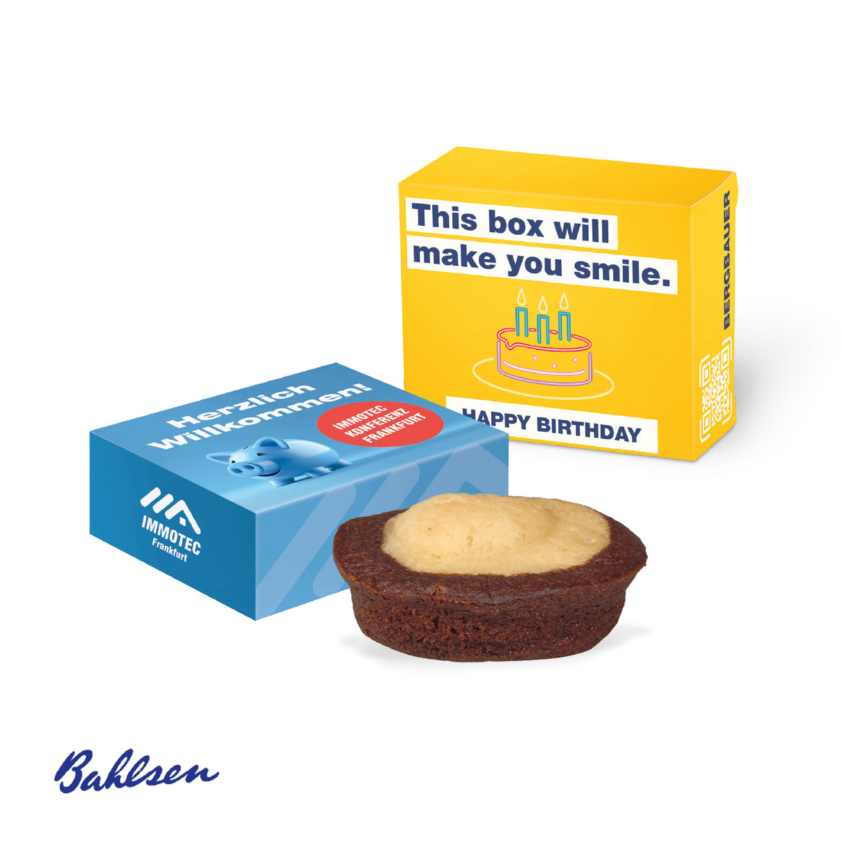 Bahlsen Mini Kuchen in Werbebox