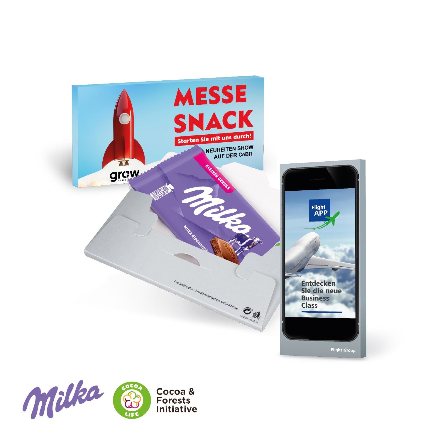 Schokoladentafel von Milka, 45 g