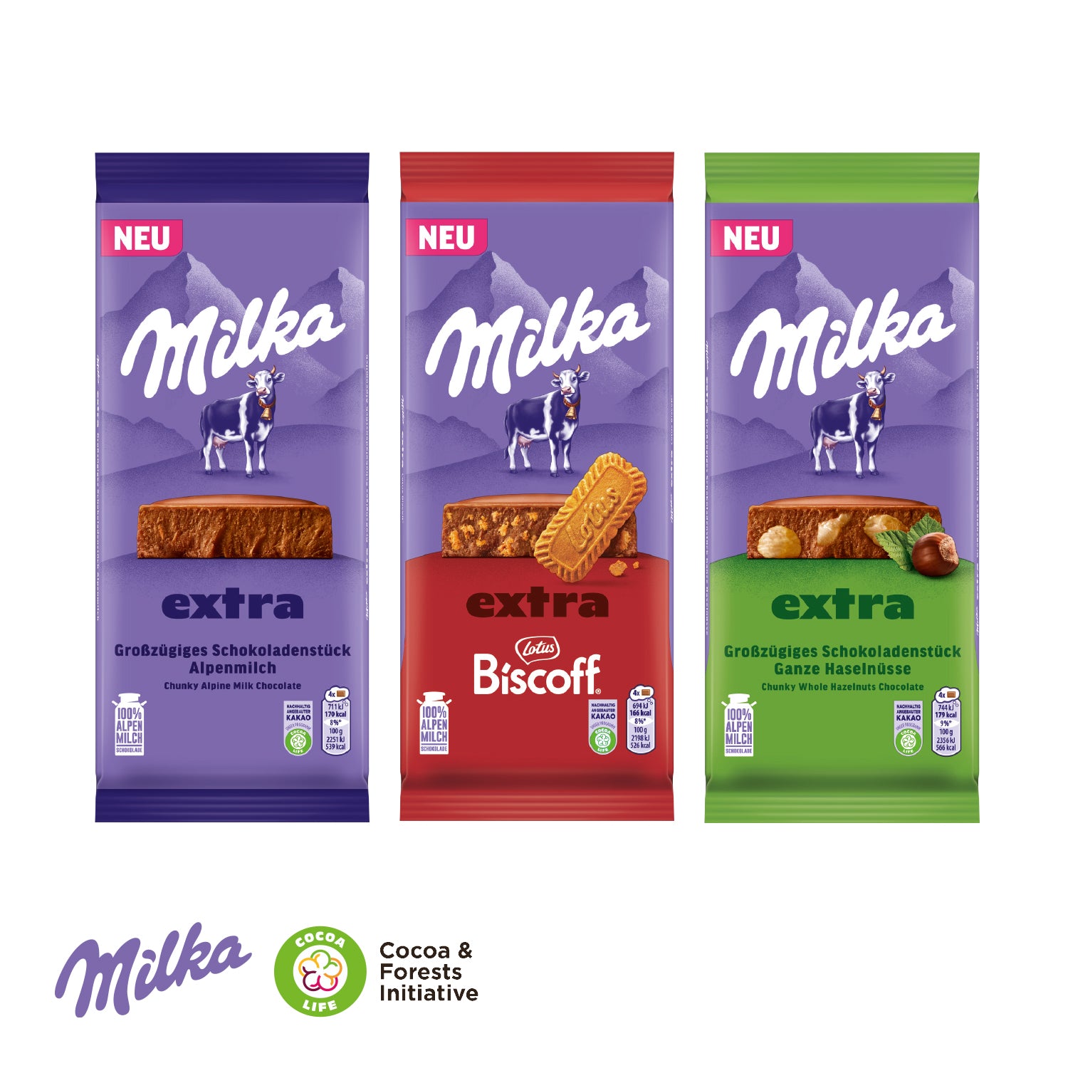 Milka Schokoladentafel Extra, 190 g