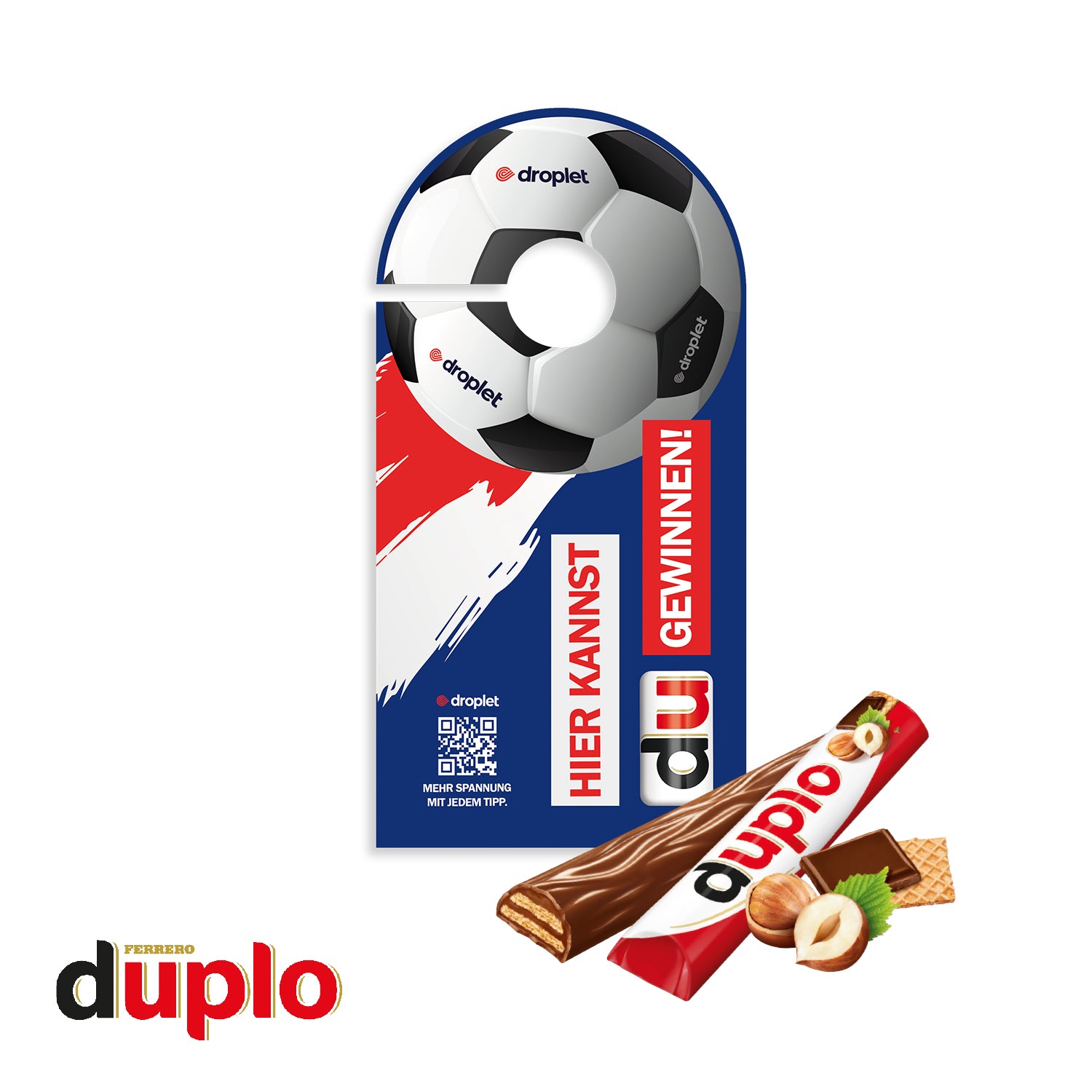 duplo Werbekarte "Türanhänger"