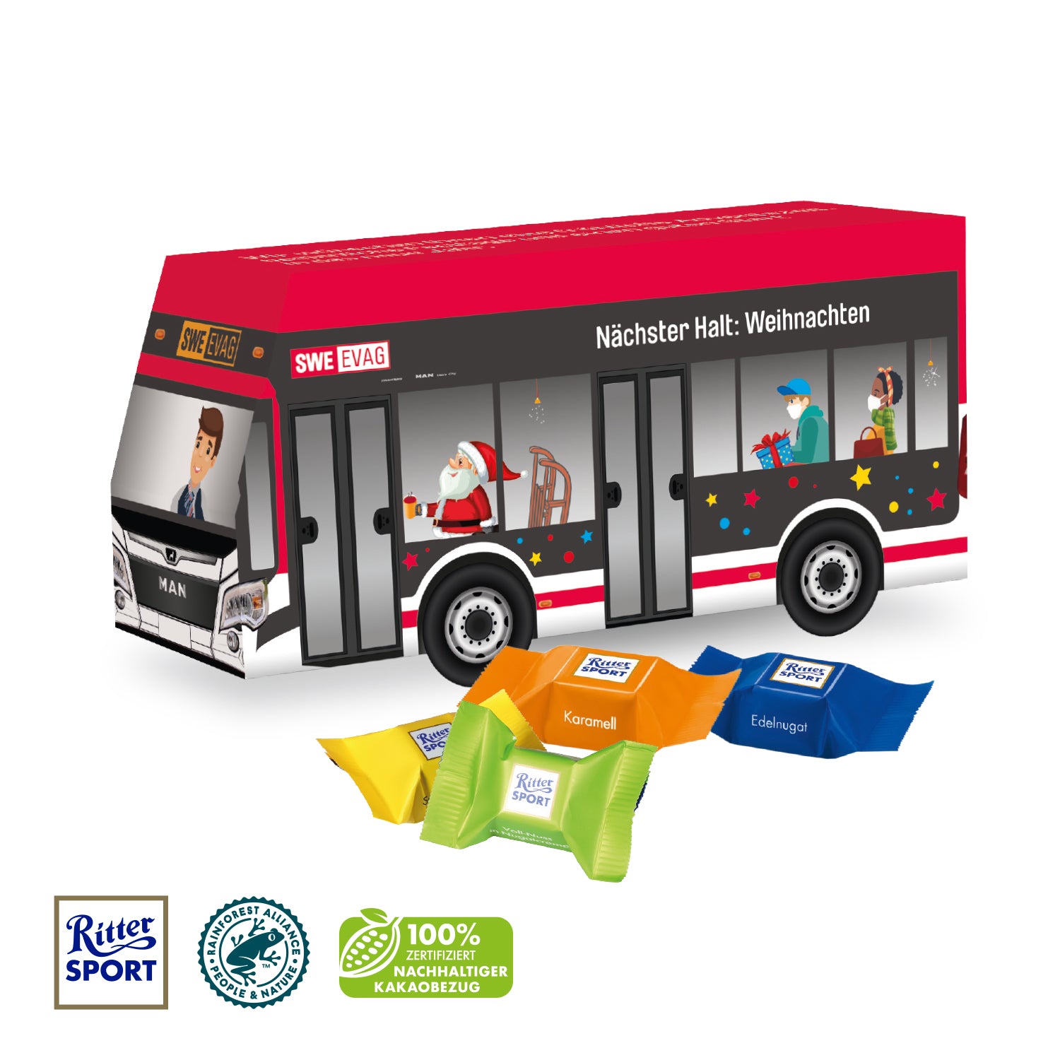 3D Präsent "Bus"