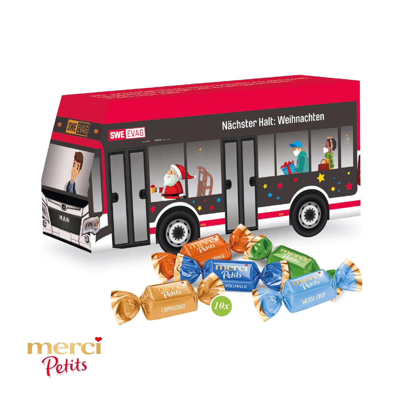 3D Präsent "Bus"