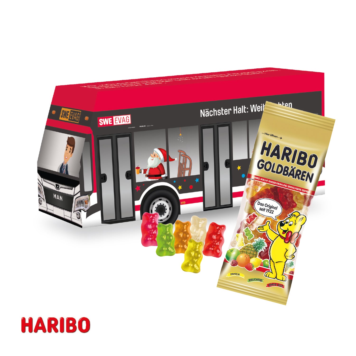 3D Präsent "Bus"