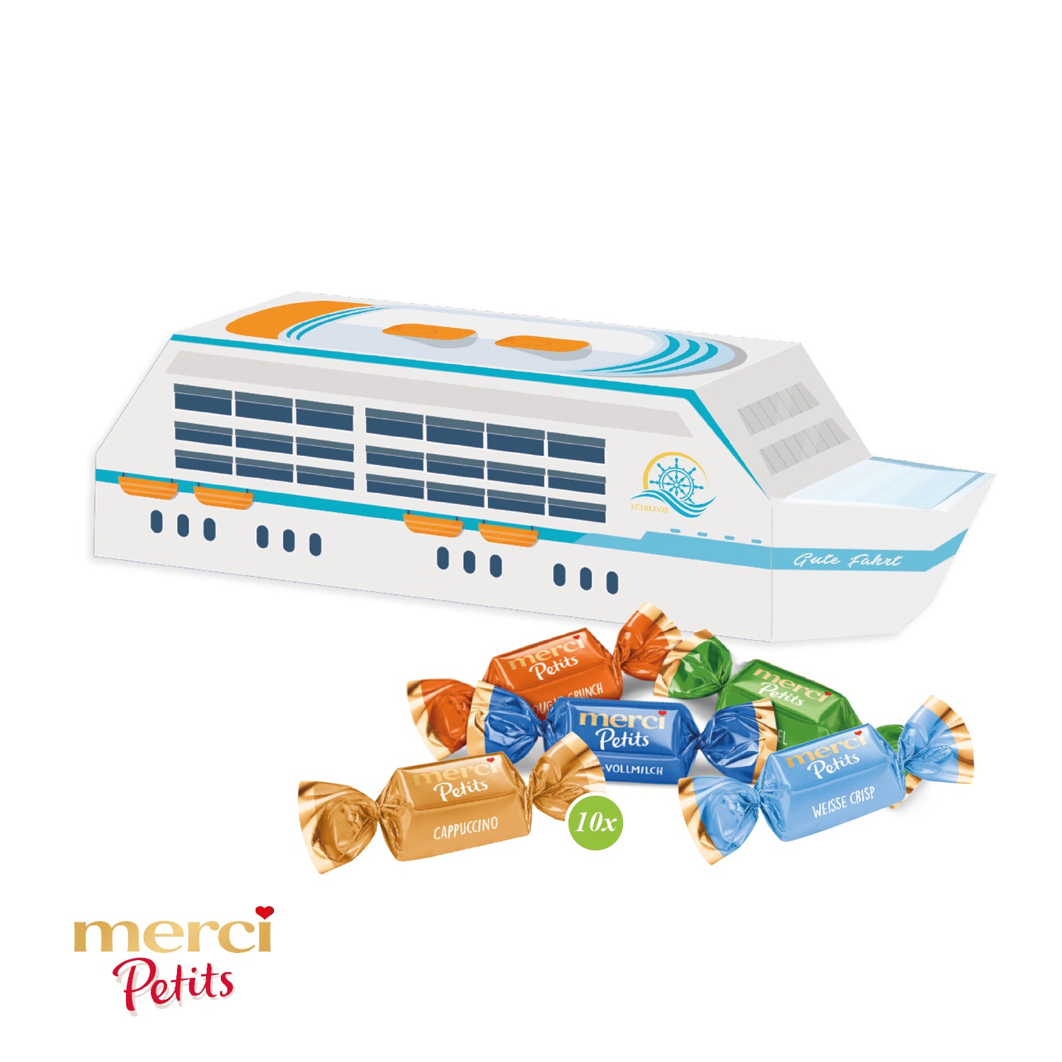 3D Präsent "Schiff"