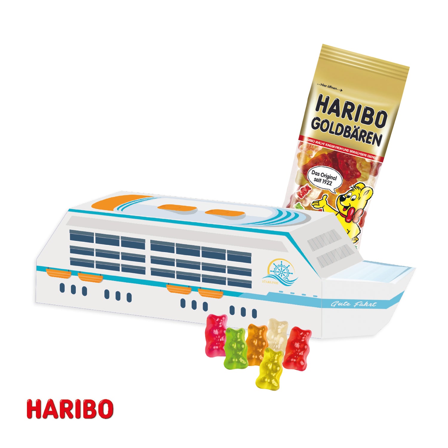 3D Präsent "Schiff"