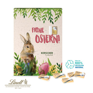 Ostergeschenk für Mitarbeiter - Wand-Osterkalender mit 14 Türchen