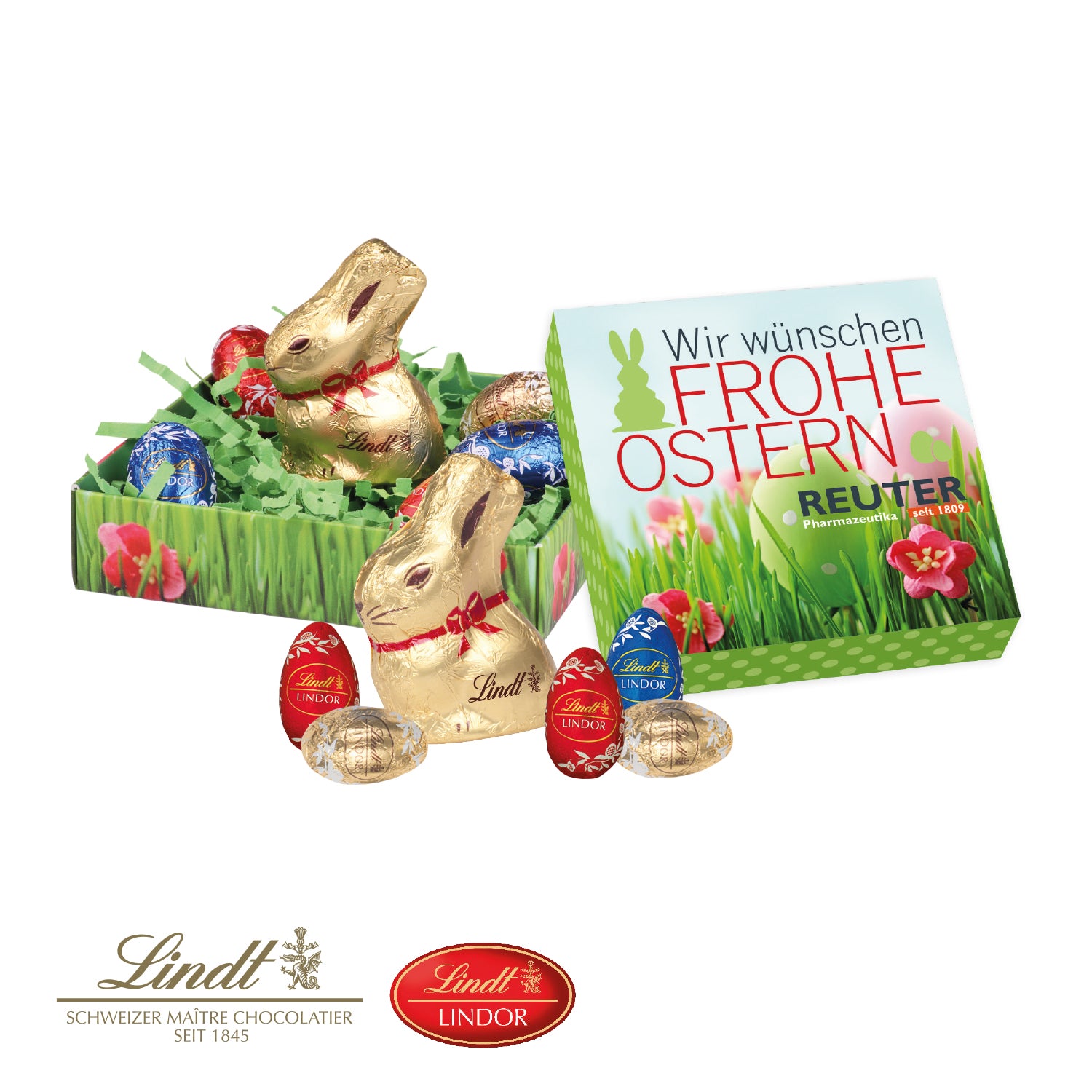Osternest mit Schokolade von Lindt