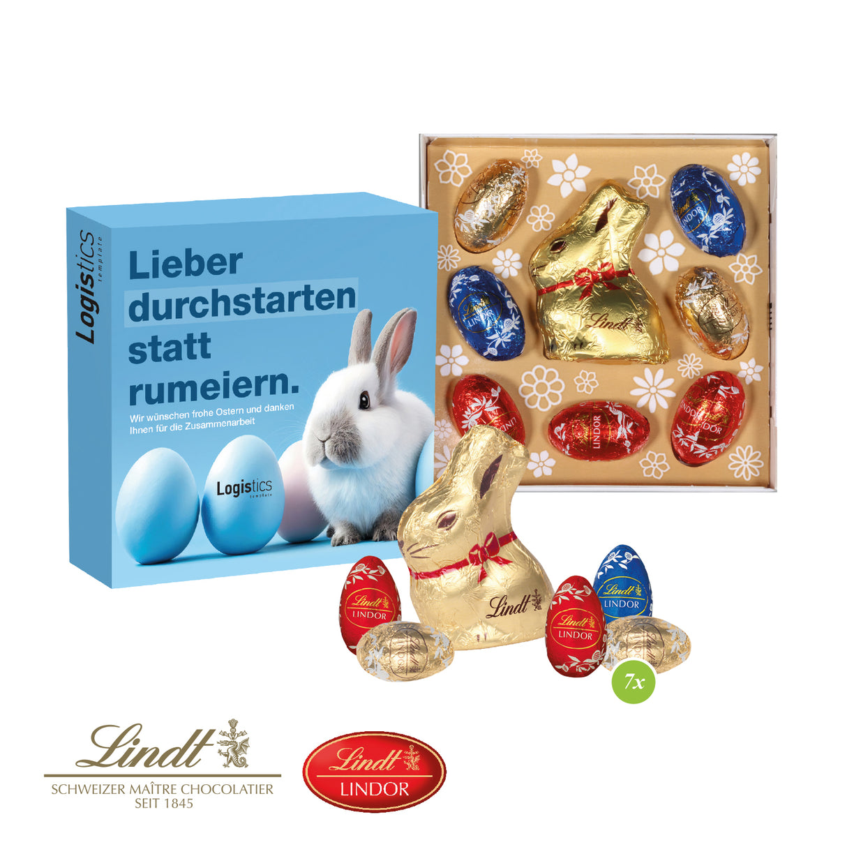Kleiner Ostergruß von Lindt ideal als Werbeartikel für Ostern
