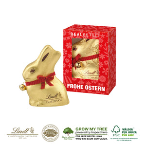 Werbekartonage „Lindt Goldhase“ 50 g