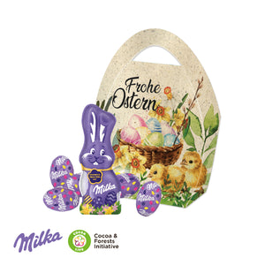 Premium Osterei mit feiner Schokolade Milka