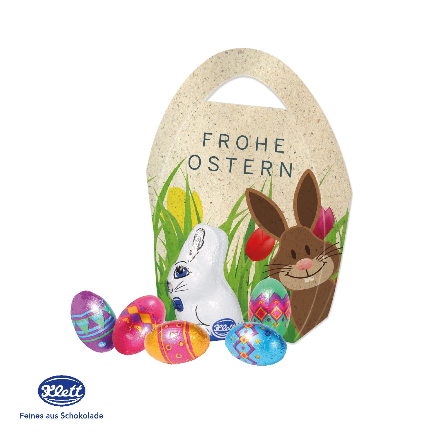 Premium Osterei mit feiner Schokolade Klett
