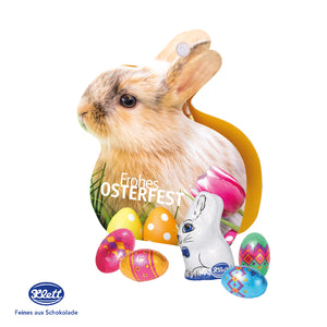 Werbe-Hase mit süßer Füllung