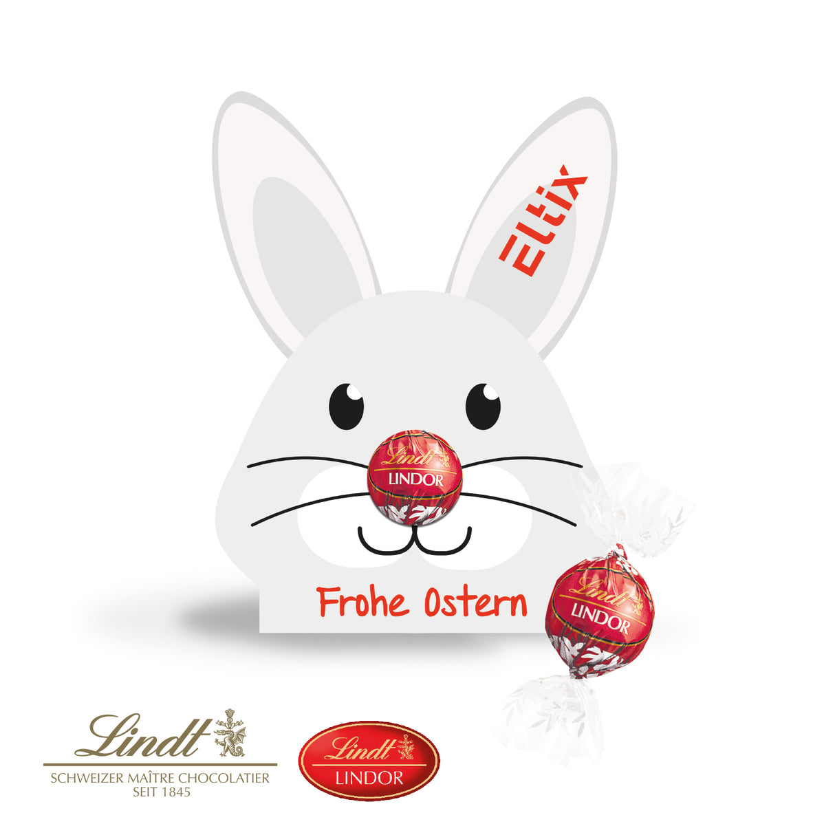 Süßes Oster-Give-away - Lindt Lindor Häschen