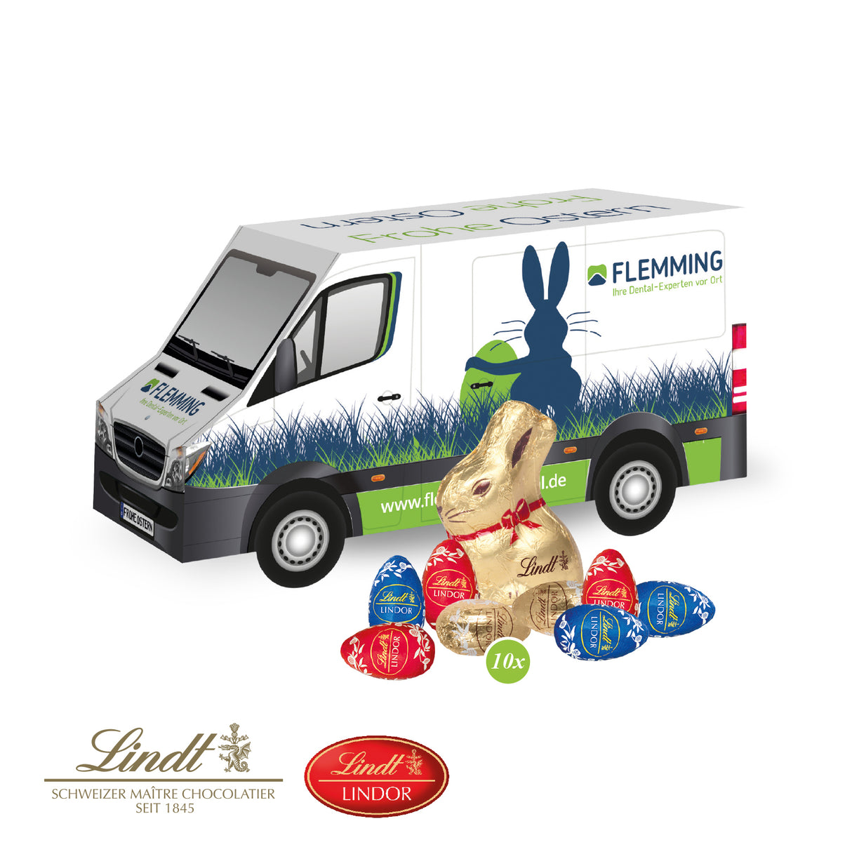 3D Präsent Transporter Ostern Lindt