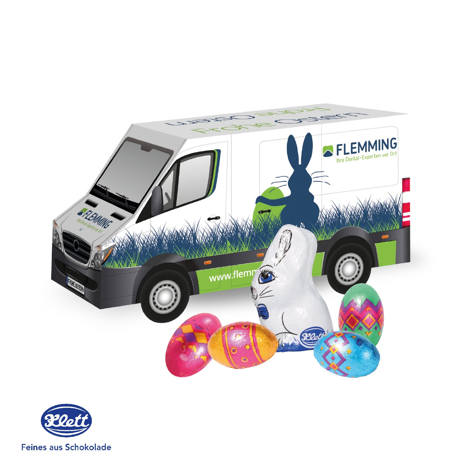 3D Präsent Transporter Ostern Klett