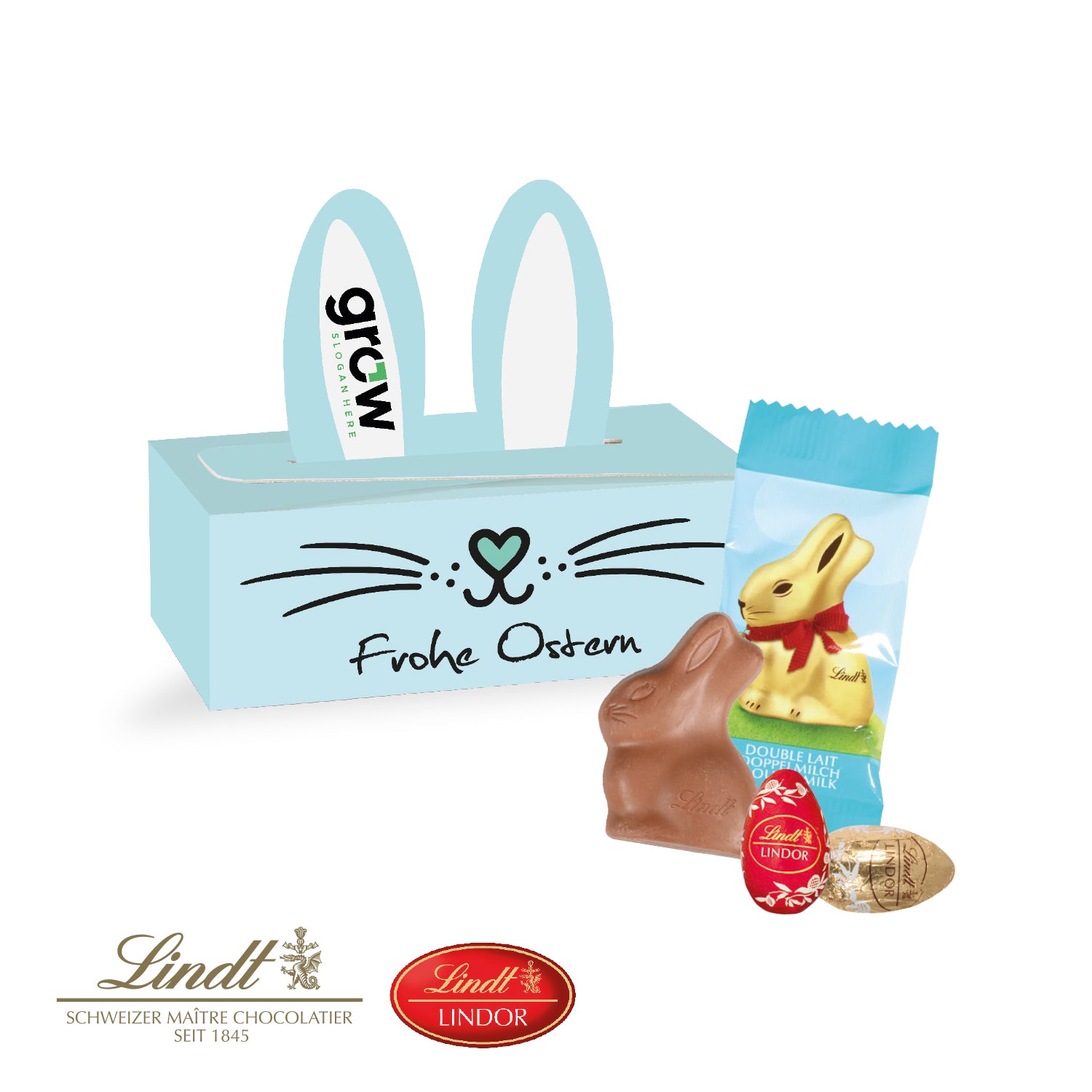Ostergeschenk bedrucken - Lindt "Bunny" Box