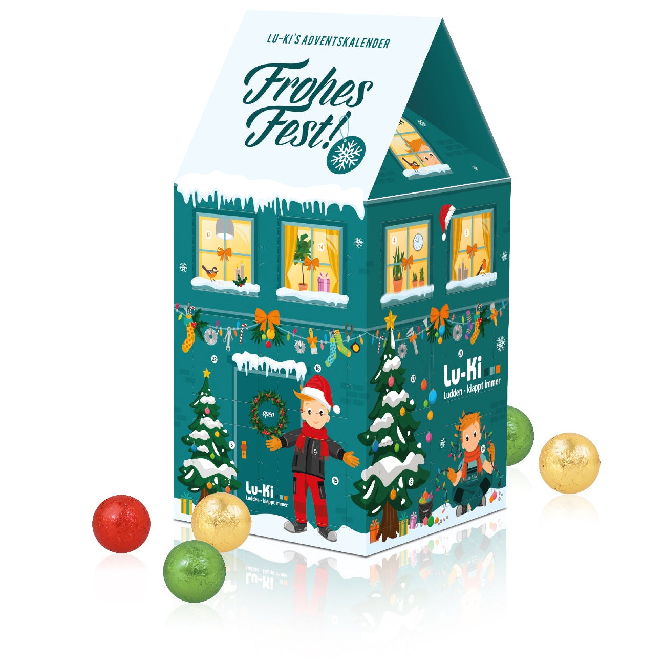 Werbeartikel Adventskalender mit Firmen Logo