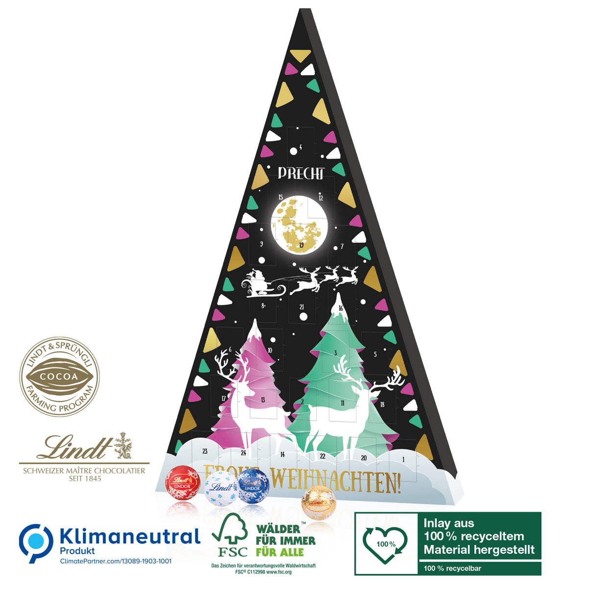 Adventskalender Lindt „Weihnachtsbaum“