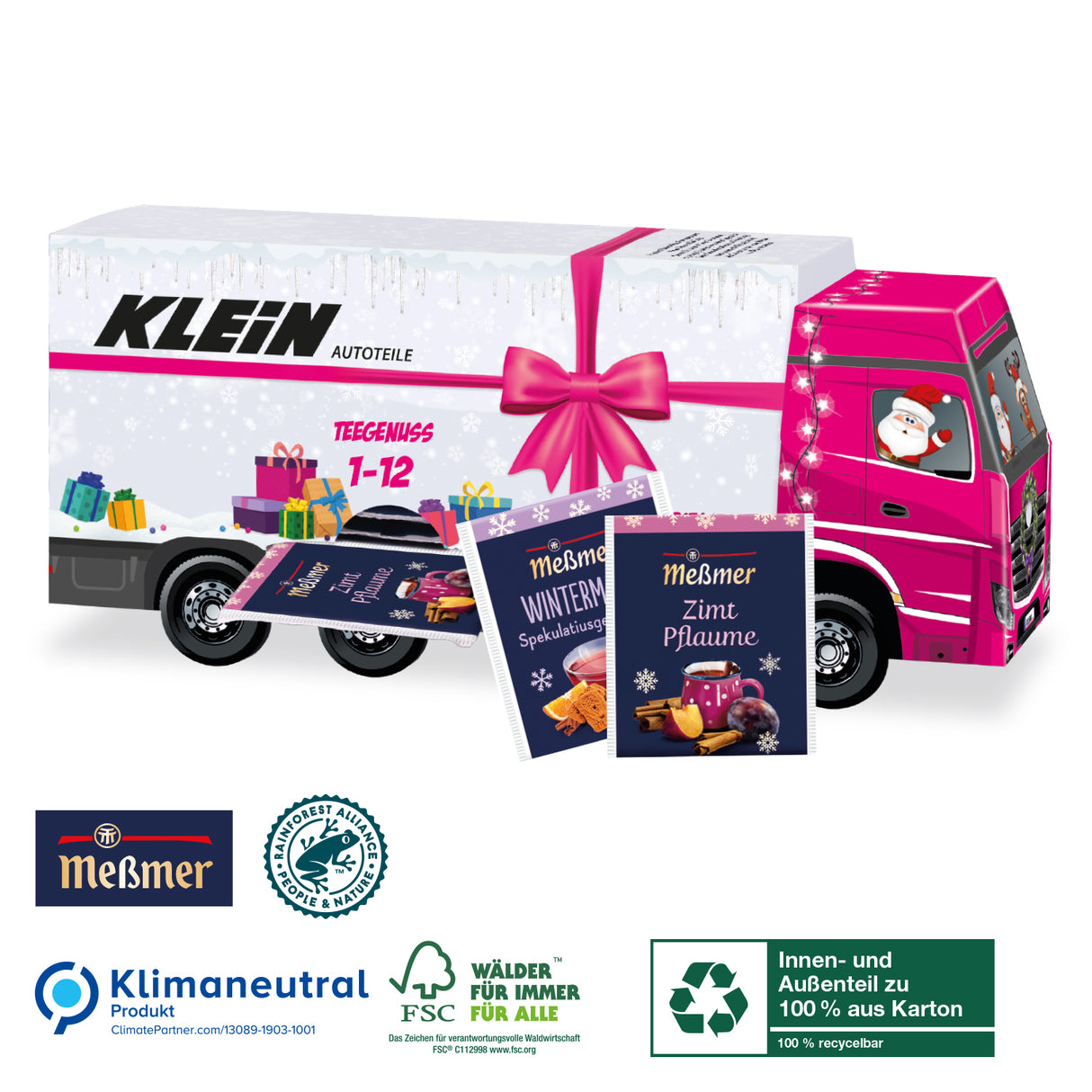 Adventskalender Messmer „Tee-LKW“