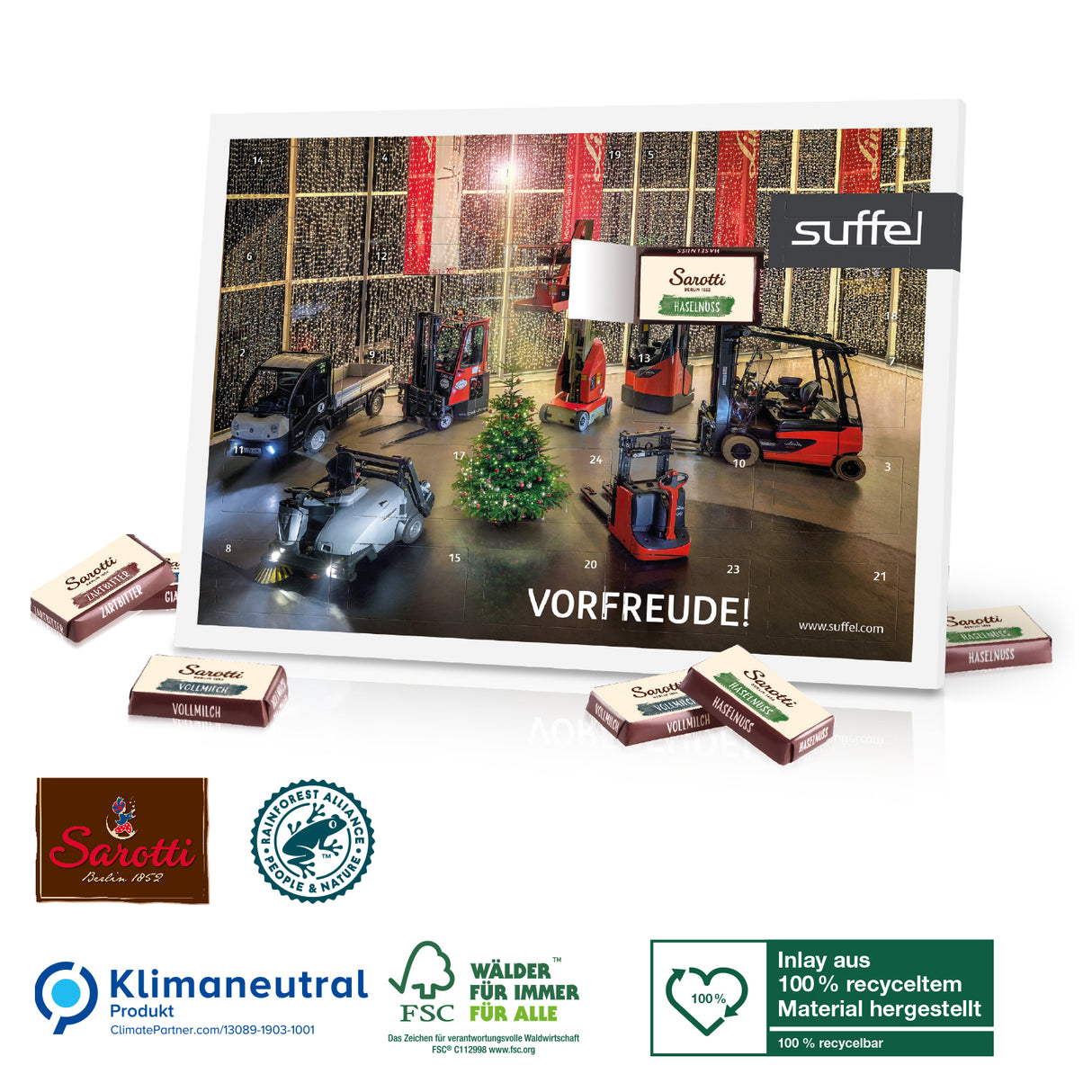 Tisch-Adventskalender Sarotti „Business Exklusiv“