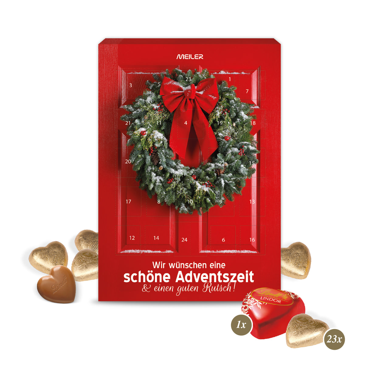 Adventskalender Lindt „Schokoladen-Herzen“