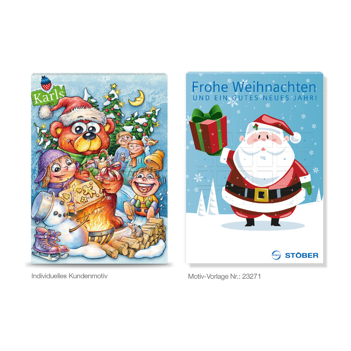 Wand-Adventskalender „Classic Design“