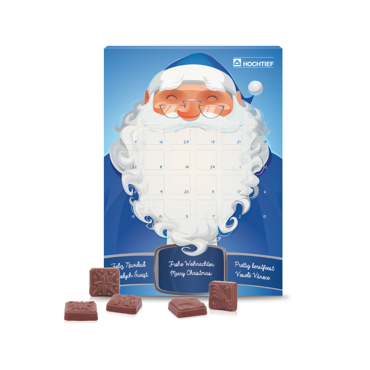Werbeartikel Adventskalender mit Firmen Logo