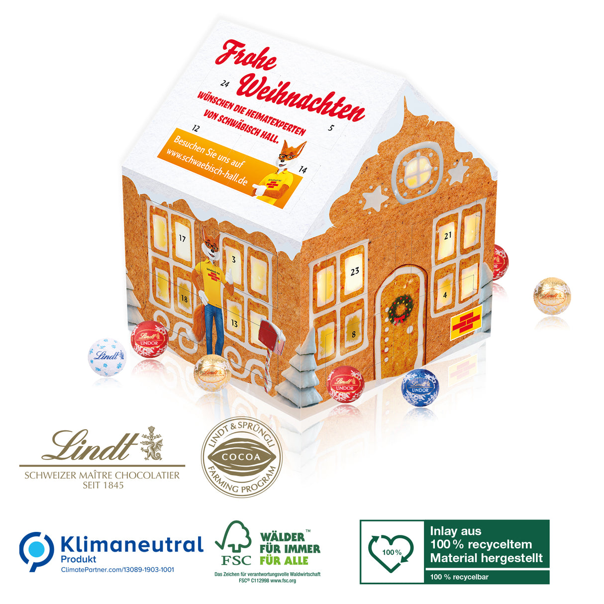 Adventskalender Lindt „Weihnachtshaus“
