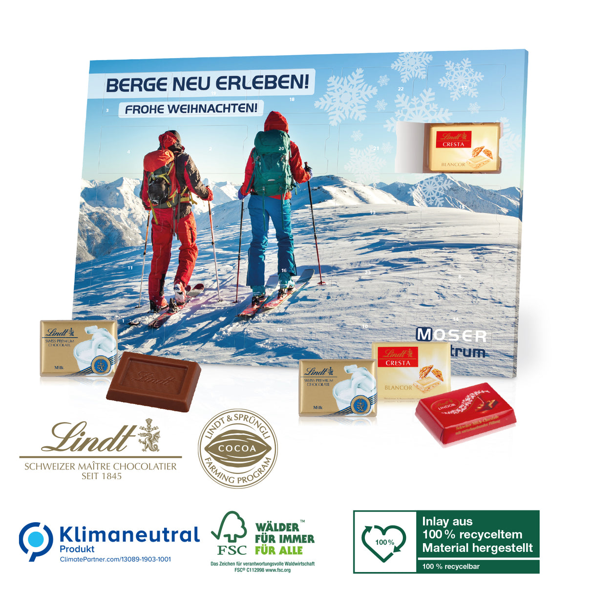 Tisch-Adventskalender „Lindt Exklusiv“