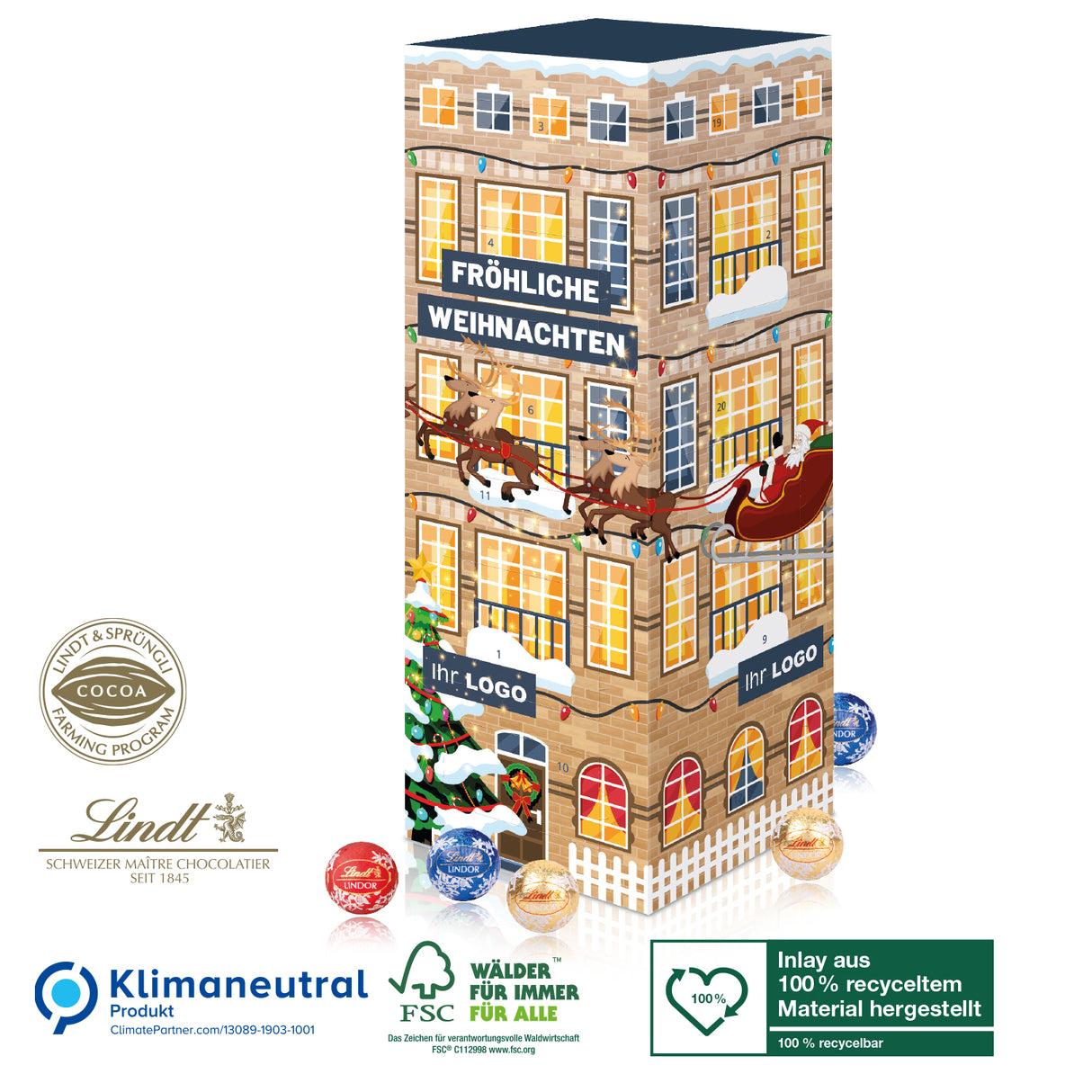 Adventskalender Lindt „Turm“