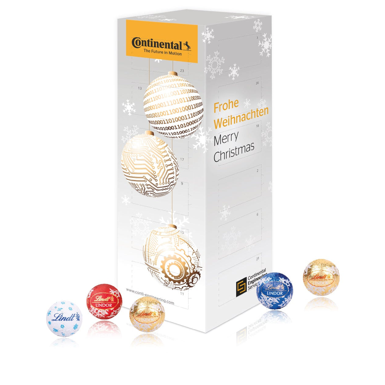 Adventskalender „Turm“ mit Schokolade