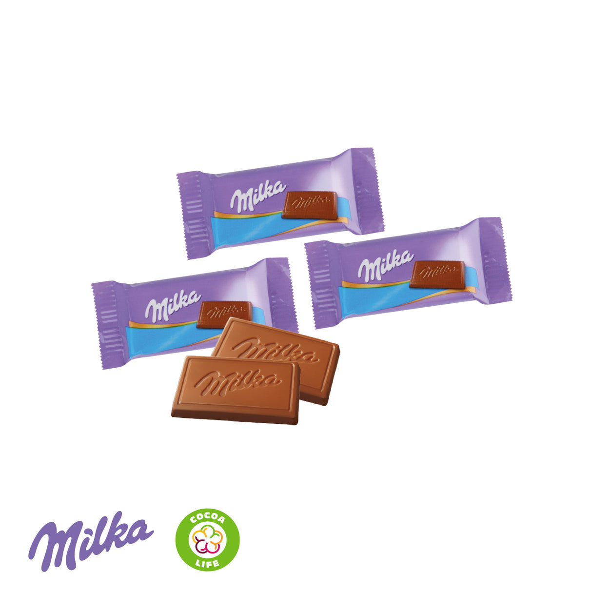 Tisch-Adventskalender mit Milka Schokolade