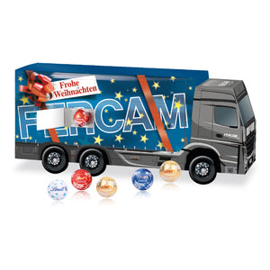 LKW Werbeartikel Adventskalender mit Lindt Schokolade