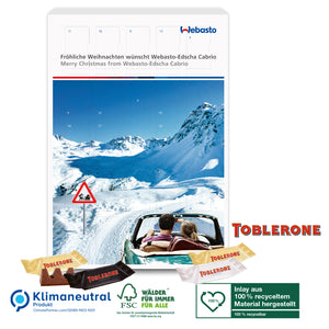 Adventskalender mit Toblerone