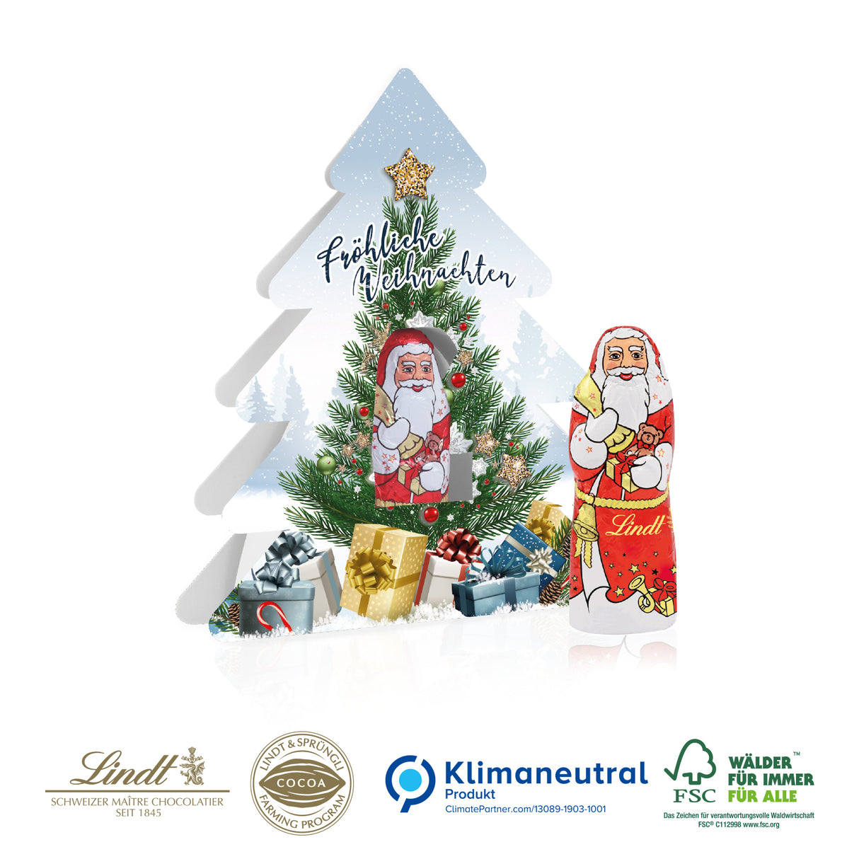 Weihnachtsbaum mit Nikolaus