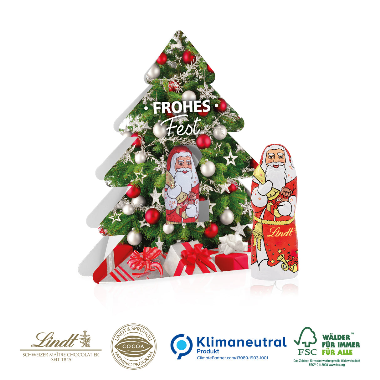 Weihnachtsbaum mit Nikolaus