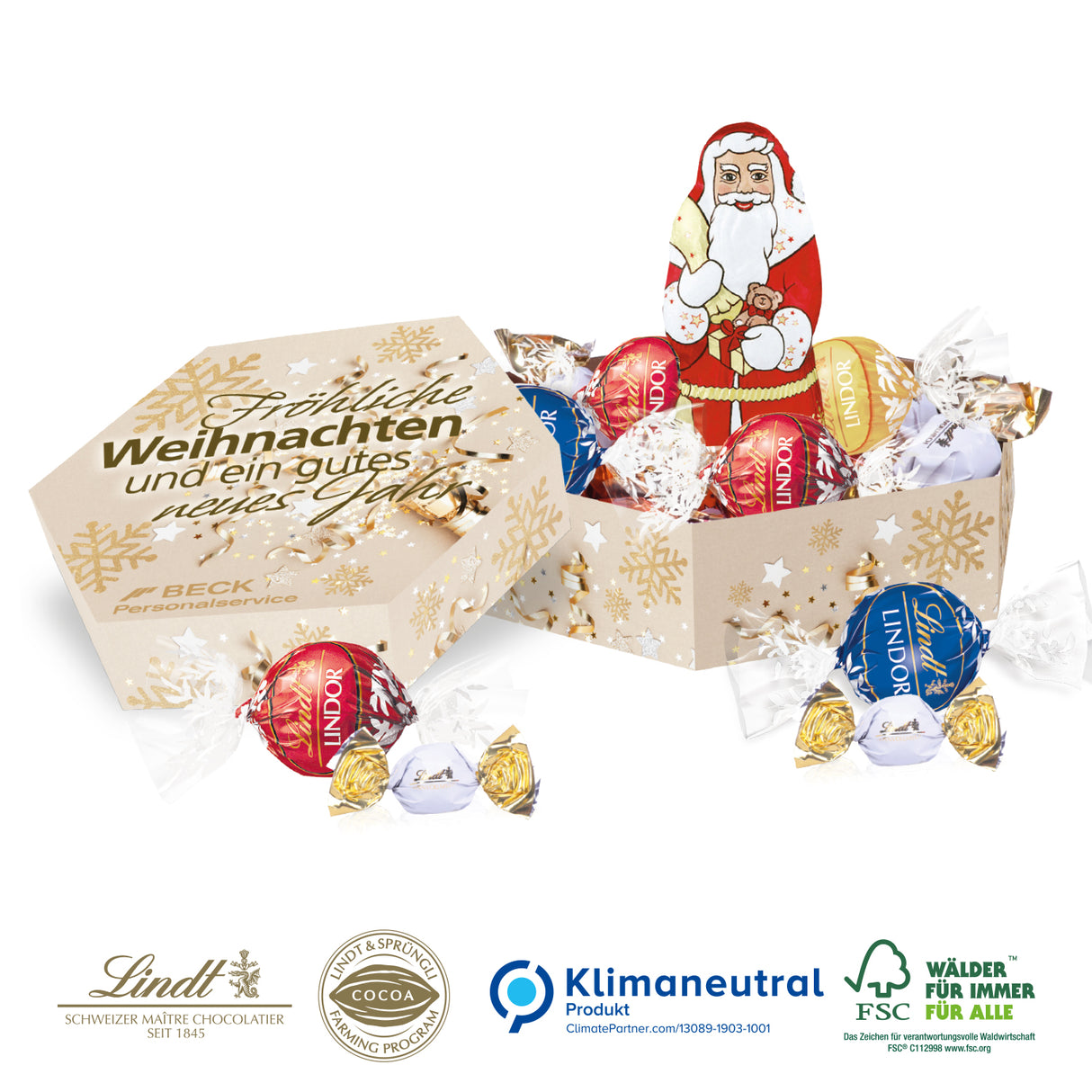 Süße Präsentbox Weihnachten „Maxi“