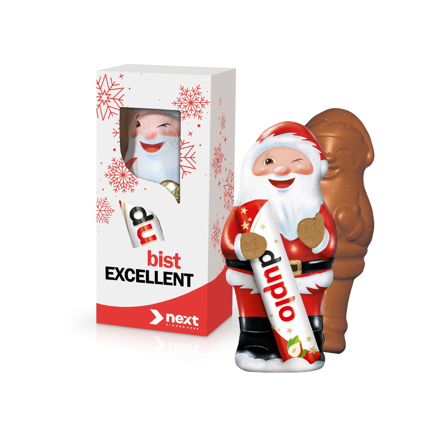 Weihnachtsgeschenk Mitarbeiter - Duplo Weihnachtsmann, 75 g