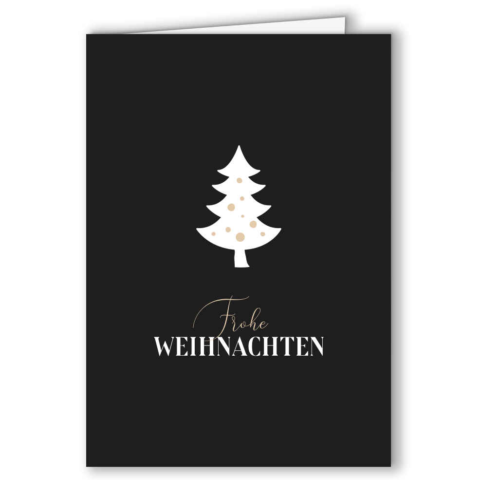 Weihnachtskarte Tannenbaum