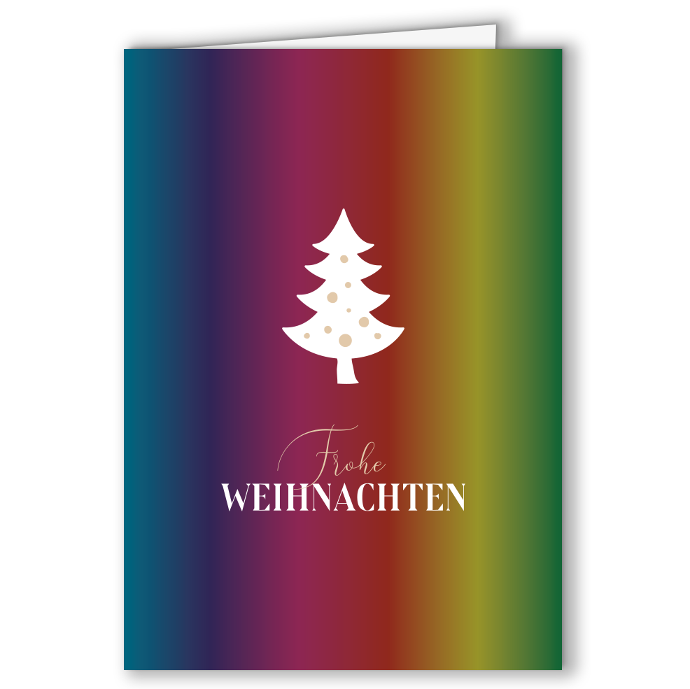 Weihnachtskarte Tannenbaum