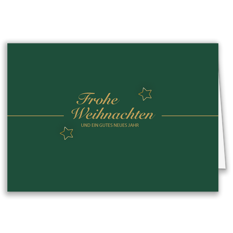 Weihnachtskarte Sternenzauber