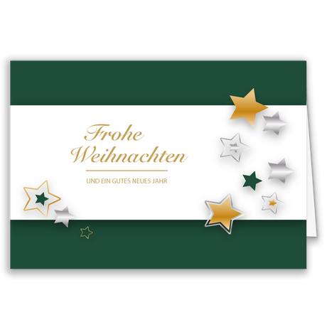 Weihnachtskarte Sternenzauber