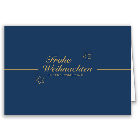 Weihnachtskarte Sternenzauber