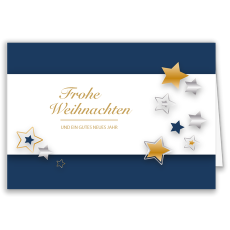 Weihnachtskarte Sternenzauber