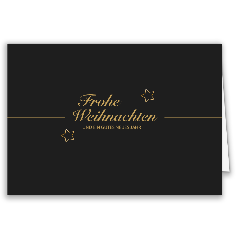 Weihnachtskarte Sternenzauber